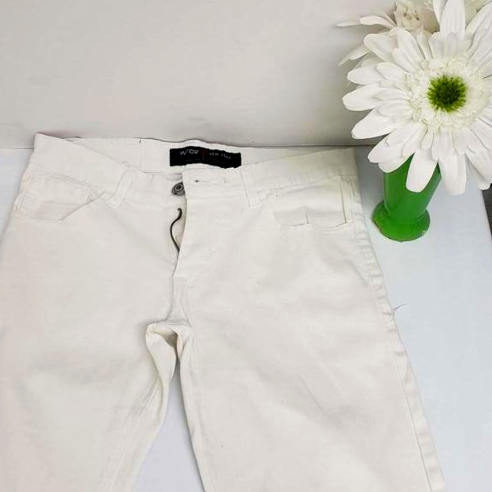 Slim Fit White Pants by W2NY - Size 29/30